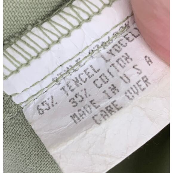 Vintage 1990's David Dart Plus Sz 1X Green Tencel Maxi Tank Dress + Overshirt - Picture 7 of 8